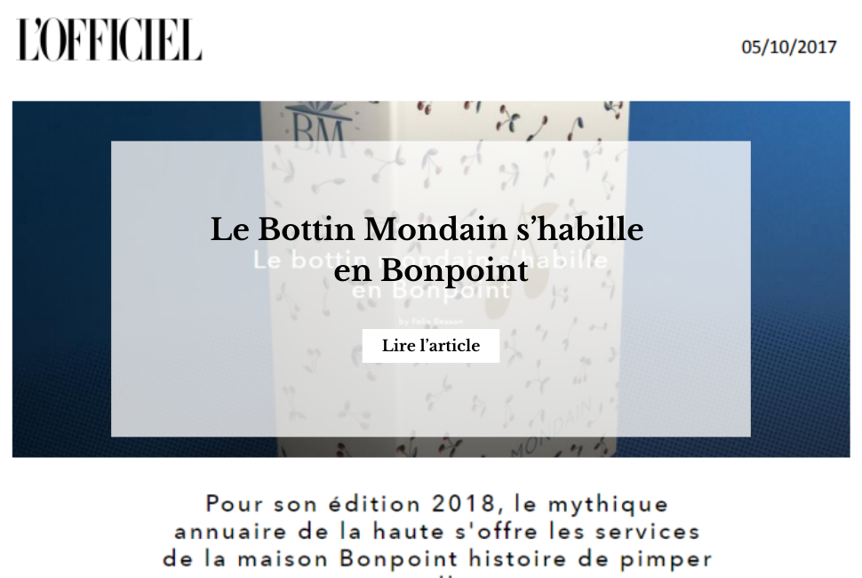 L'officiel.com - 05.10.2017