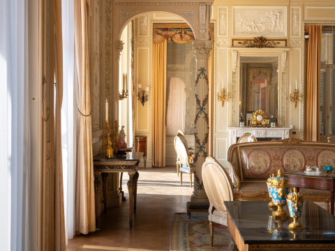 Vue intérieure du Grand Salon de la Villa Ephrussi de Rothschild © Villa et jardins Ephrussi de Rothschild – Corinne Ferault