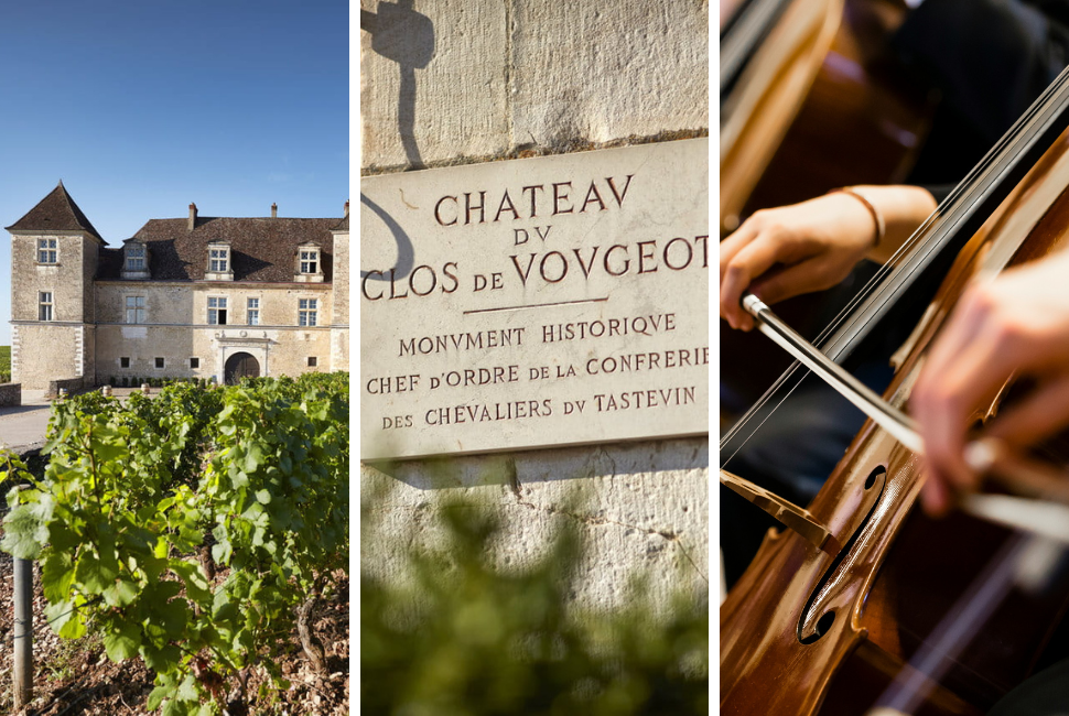 Rencontre exceptionnelle Le Bottin Mondain et le festival Musique & Vin au Clos Vougeot
